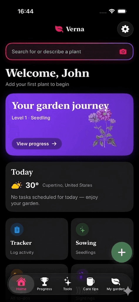Verna app screenshot