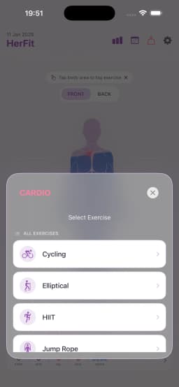 HerFit Workout Log