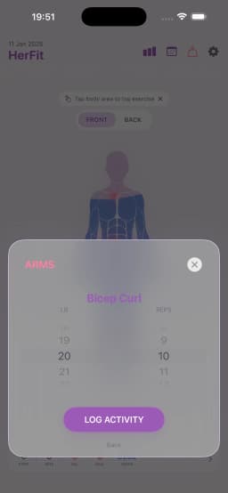 HerFit Exercise Selection