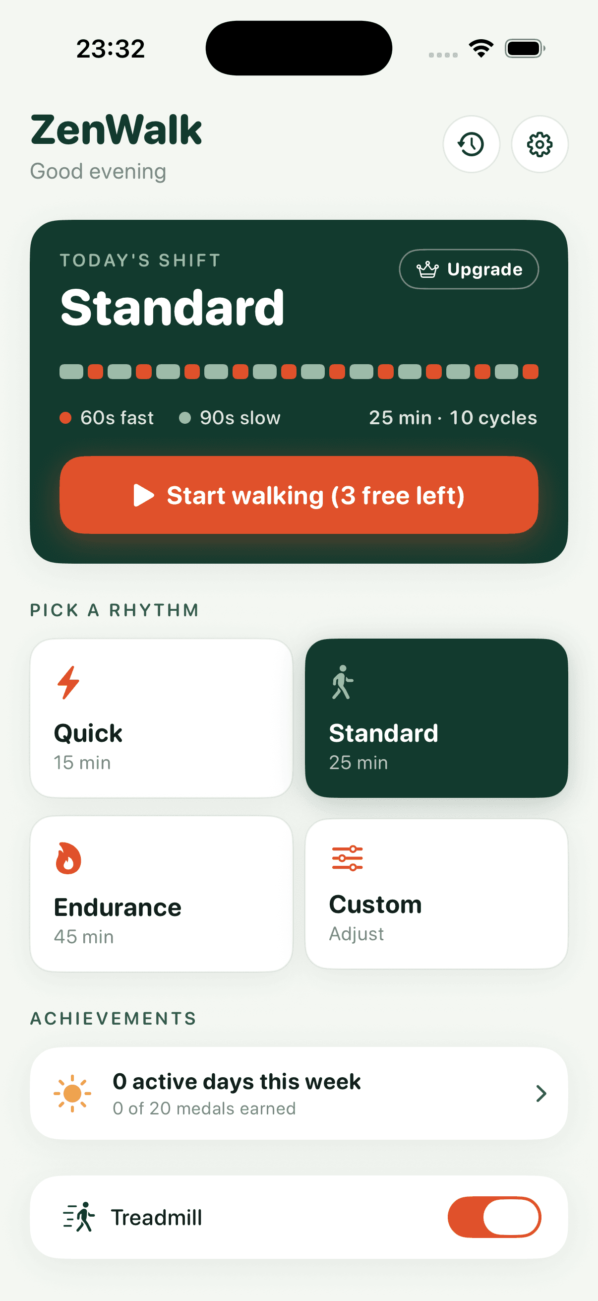 ZenWalk application interface